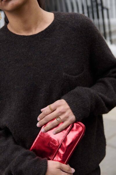 Polly pullover deep brown By-Bar Amsterdam