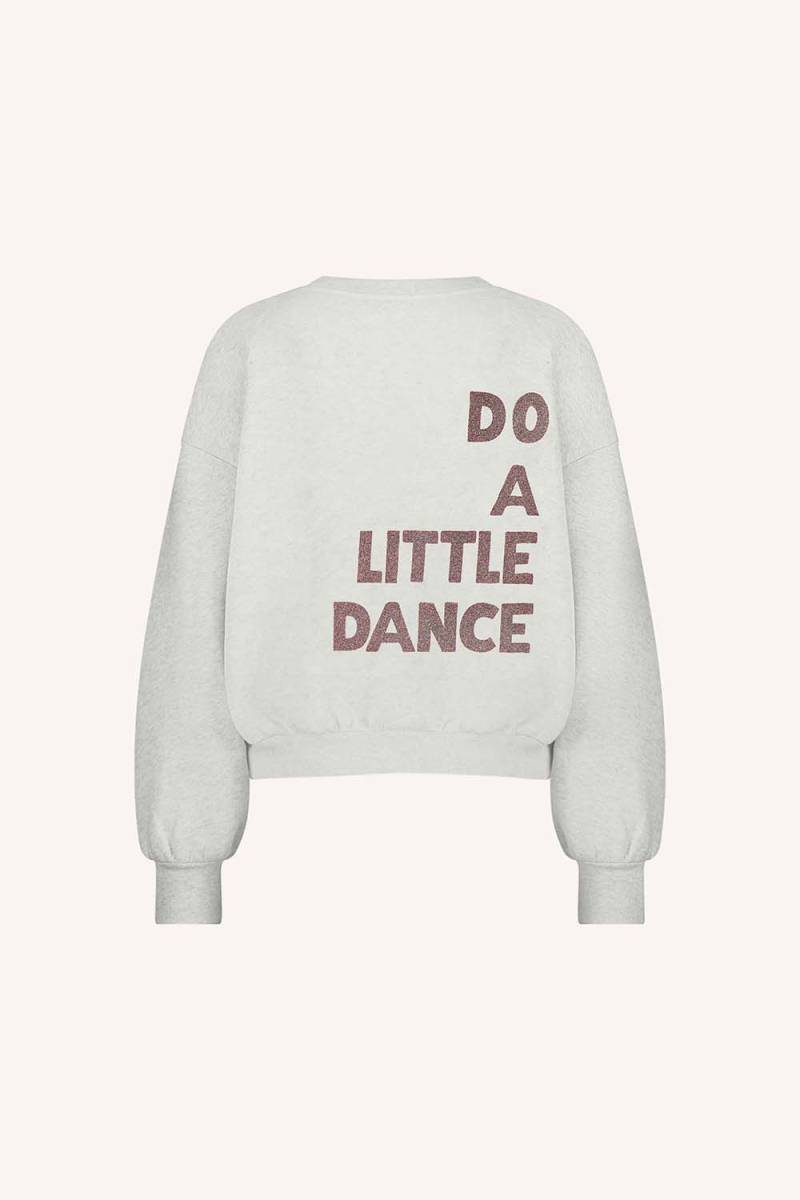 Bibi dance sweater light grey mel By-Bar Amsterdam - Afbeelding 6