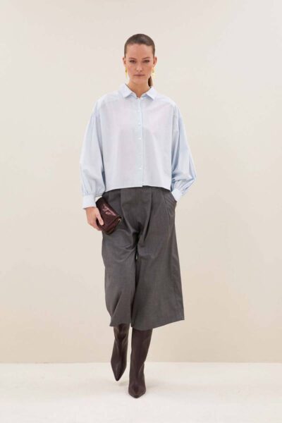 Mowi bermuda shorts dark grey By-Bar Amsterdam
