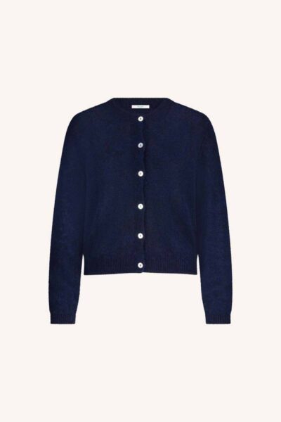 Cleo cardigan midnight By-Bar Amsterdam
