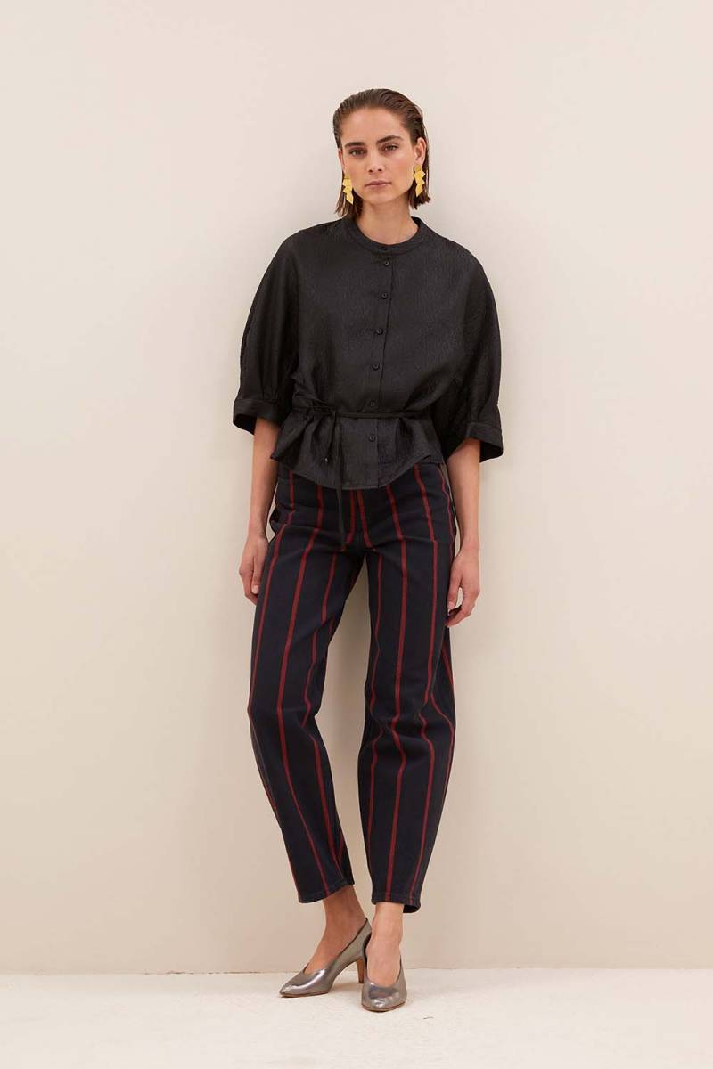 Christi bubble blouse black By-Bar Amsterdam - Afbeelding 2