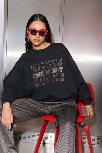 Bibi nights sweater jet black By-Bar Amsterdam
