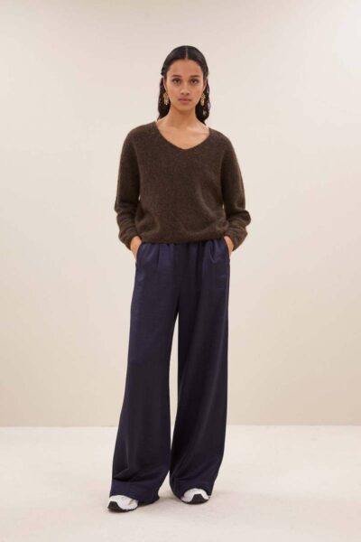 Liv pullover cafe noir By-Bar Amsterdam