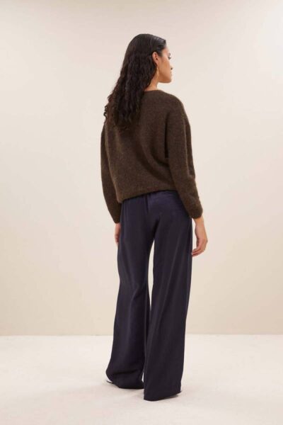 Liv pullover cafe noir By-Bar Amsterdam