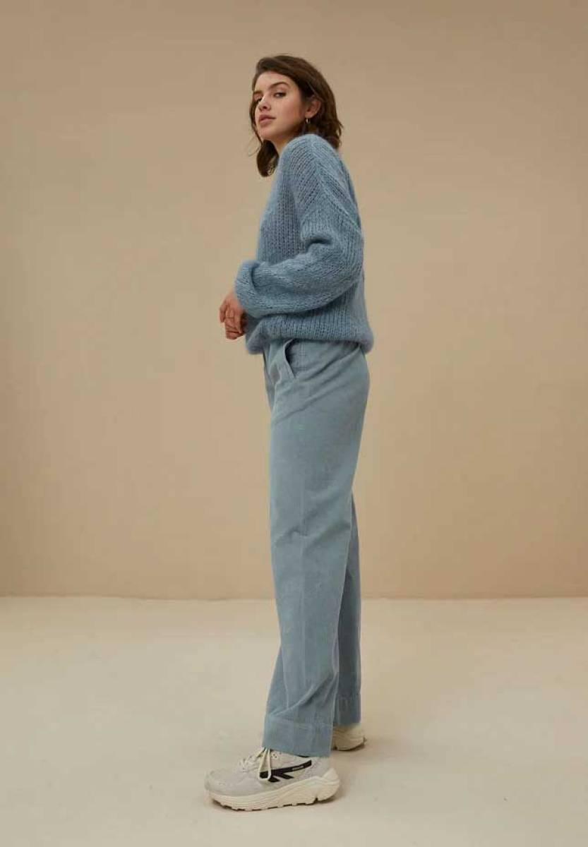 Evi pullover steel blue By-Bar Amsterdam