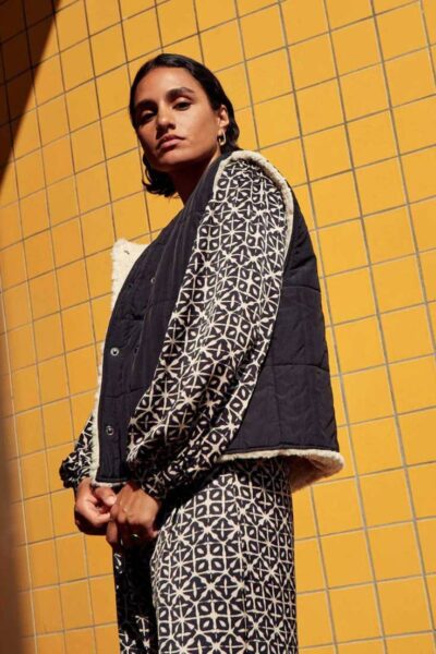 Joelle jacket jet black By-Bar Amsterdam