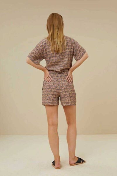 Mimi ashley shortsuit print By-Bar Amsterdam
