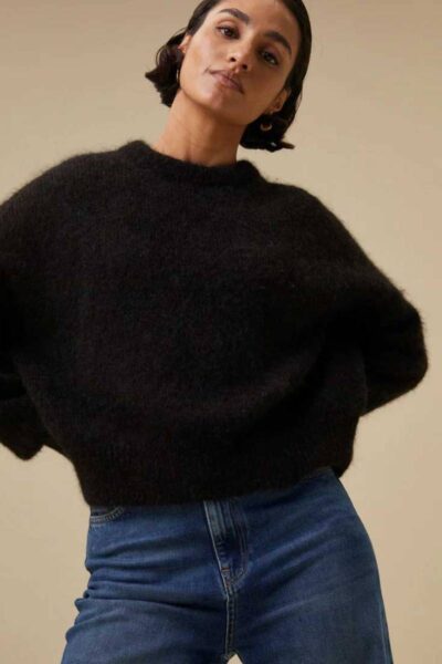 Sonny eco pullover black By-Bar Amsterdam