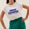 Thelma super trouper top offwhite By-Bar Amsterdam - Afbeelding 7