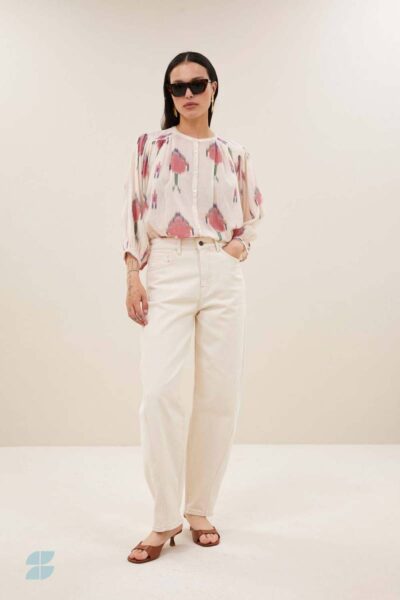 Becky ikat blouse spring By-Bar Amsterdam