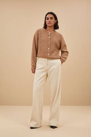Odin cord pant sand shell By-Bar Amsterdam