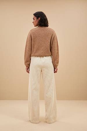 Odin cord pant sand shell By-Bar Amsterdam