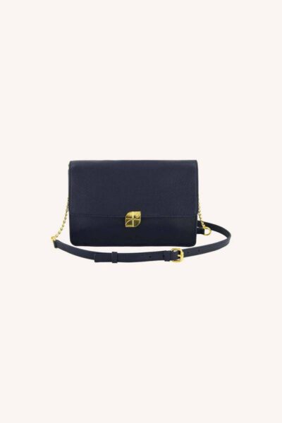 Violet bag navy blue By-Bar Amsterdam