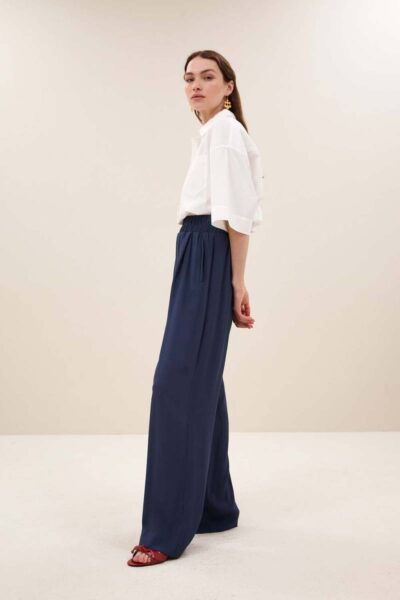 Benji viscose pants winter blue By-Bar Amsterdam