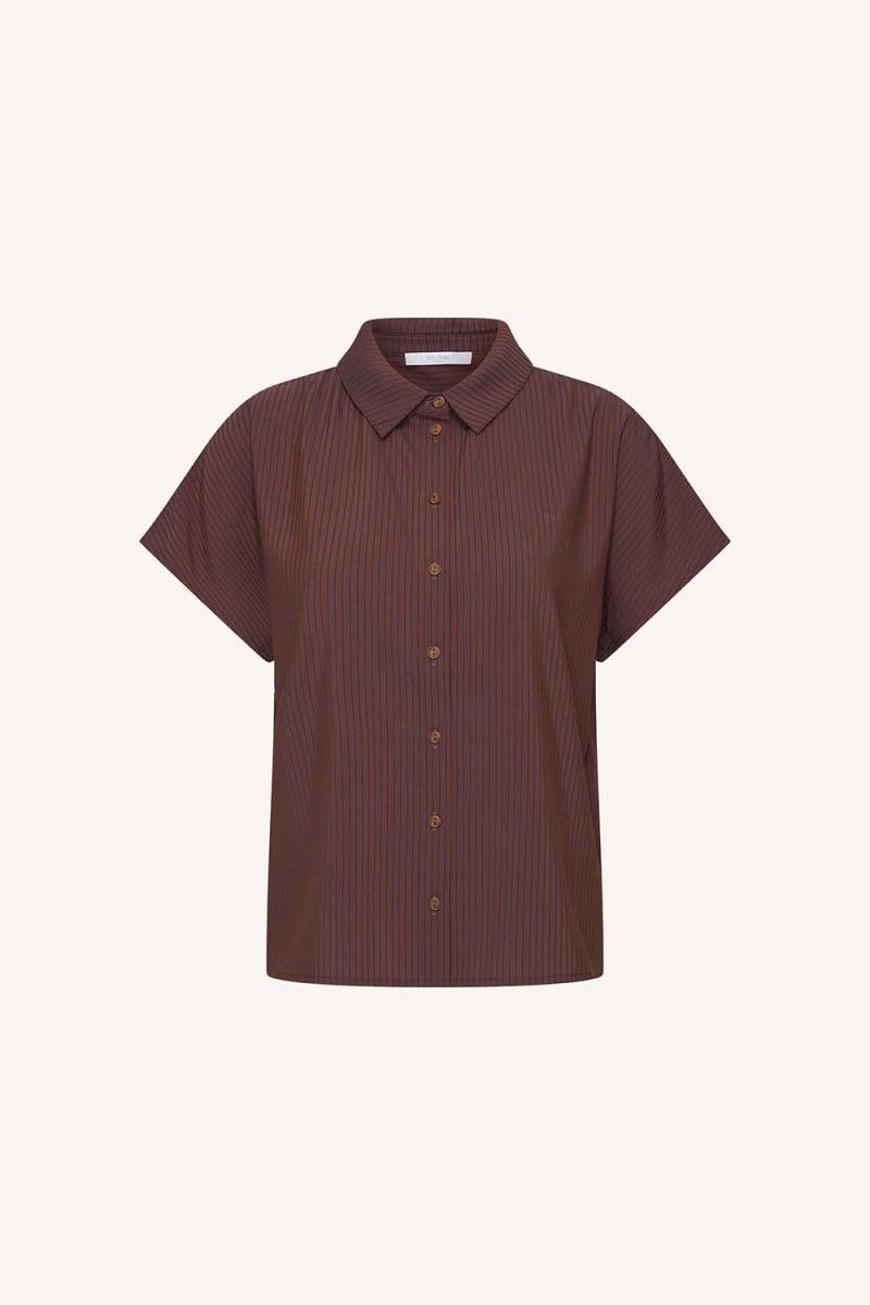 Barley tan stripe blouse tanning By-Bar Amsterdam - Afbeelding 6