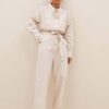 Esra poplin suit almond By-Bar Amsterdam - Afbeelding 6