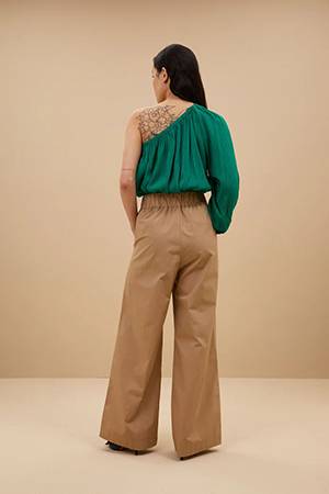Stella blouse bright green By-Bar Amsterdam