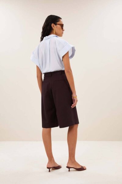 Finn bermuda shorts dark wine By-Bar Amsterdam