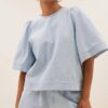 Olivia bleahed denim blouse By-Bar Amsterdam - Afbeelding 2