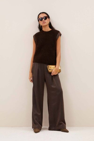 Lodi metallic pants bronze By-Bar Amsterdam