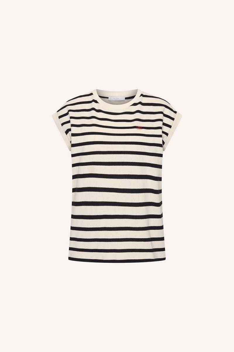 Tobi stripe logo top grain black By-Bar Amsterdam - Afbeelding 5