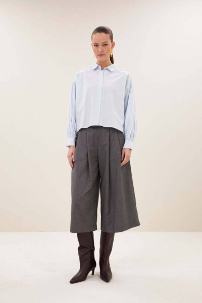 Mowi bermuda shorts dark grey By-Bar Amsterdam