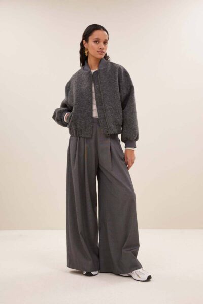 Aleksi jacket dark grey By-Bar Amsterdam