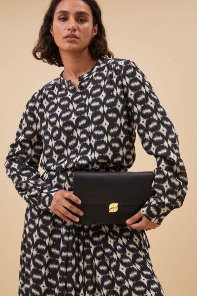 Violet bag black By-Bar Amsterdam