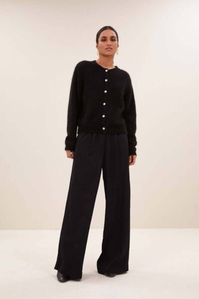 Cleo cardigan black By-Bar Amsterdam