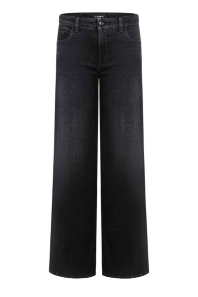 Aimee silent mid used black denim Cambio