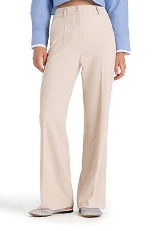 Amelie stretch microstructure greige Cambio