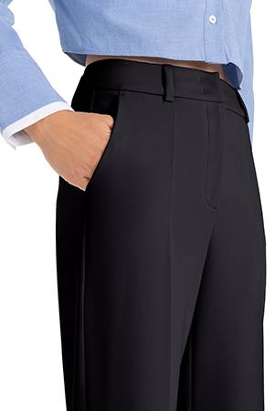 Amelie stretch microstructure black Cambio