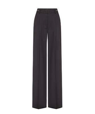 Anny drapey lightweight wool black Cambio