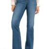 Paris flared medium contrast blue denim Cambio