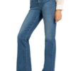Paris flared medium contrast blue denim Cambio - Afbeelding 2