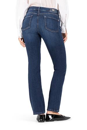 Piper long dark used wash blue denim Cambio
