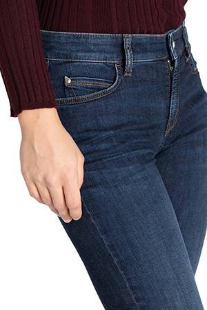 Paris flared blue denim dark used wash Cambio