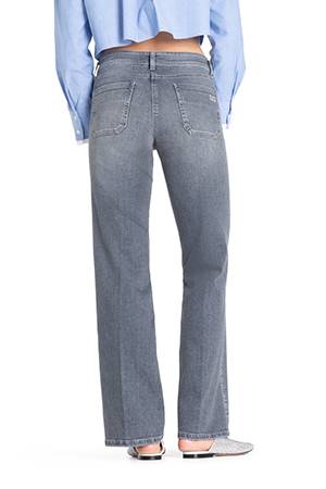 Tess wide leg soft used grey denim Cambio