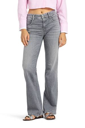 Tess wide leg grey denim Cambio