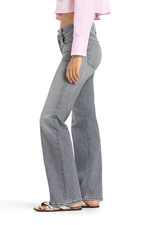 Tess wide leg grey denim Cambio