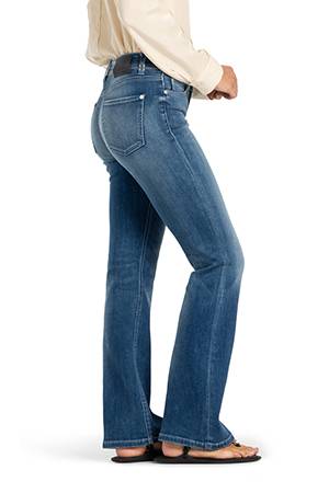 Paris flared shaping used blue denim Cambio