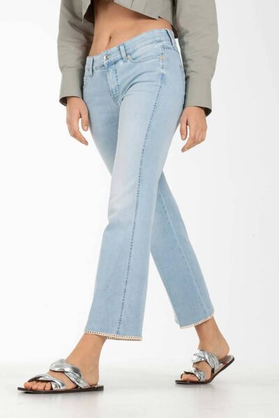 Francesca sun bleached & fringed Cambio