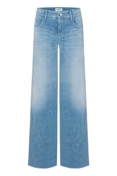 Tess left sunny contrast frin ble denim Cambio