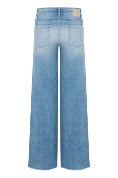 Tess left sunny contrast frin ble denim Cambio