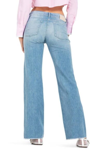 Tess left sunny contrast frin ble denim Cambio