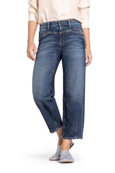 Elin dark cross blue denim Cambio