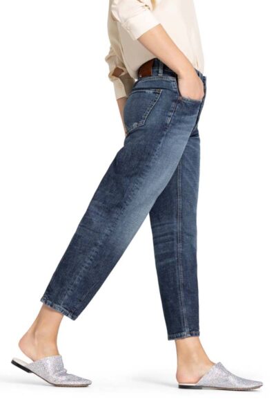 Elin dark cross blue denim Cambio