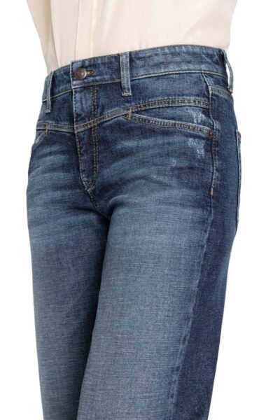 Elin dark cross blue denim Cambio