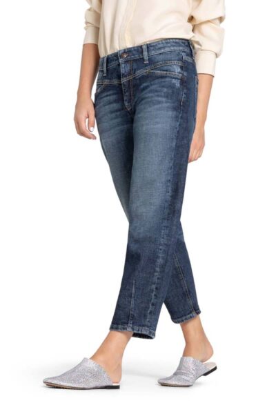 Elin dark cross blue denim Cambio
