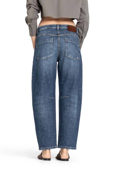 Ocean dark cross soft destroy blue denim Cambio